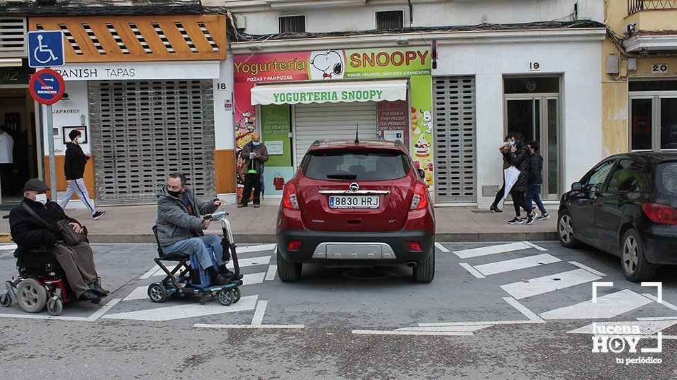  Aparcamientos para PMR en la plaza del Coso 