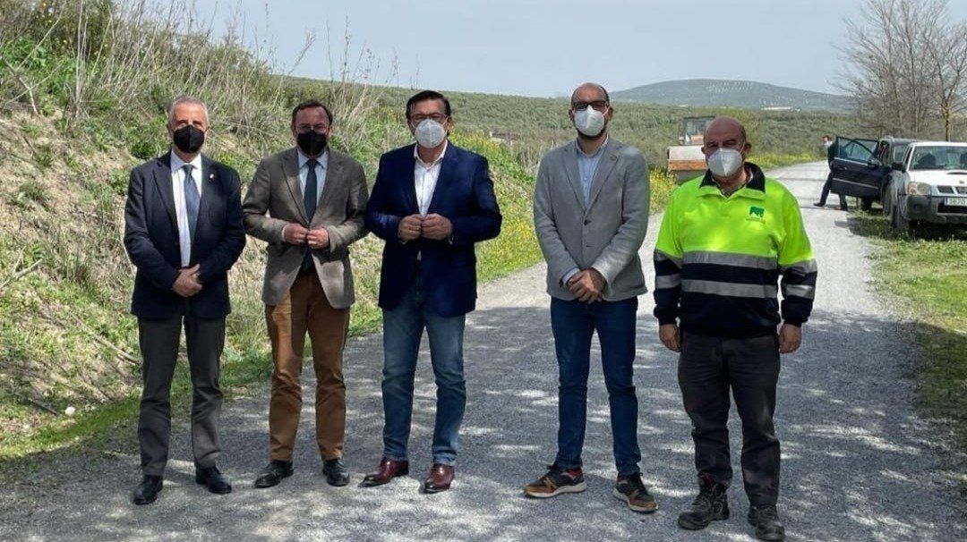  Visita a las obras de la Vía Verde del Aceite a su paso por Lucena 