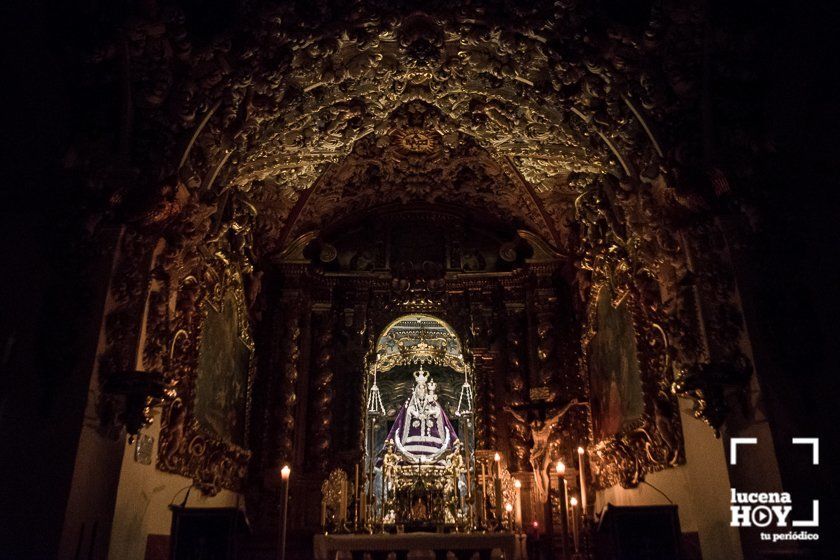GALERÍA: Las imágenes del Viacrucis del Cristo del Perdón en el Santuario de María Stma. de Araceli