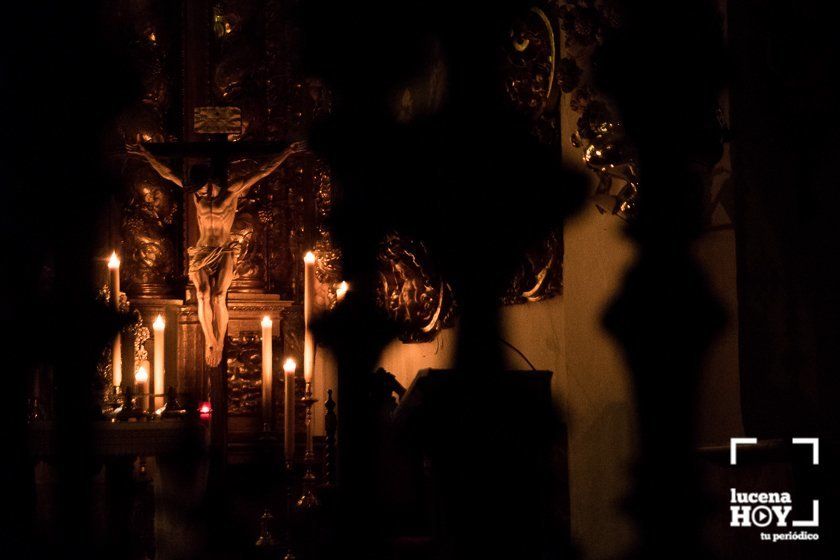 GALERÍA: Las imágenes del Viacrucis del Cristo del Perdón en el Santuario de María Stma. de Araceli