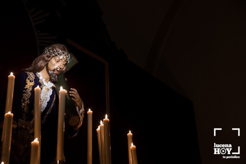 GALERÍA: Las imágenes del Víacrucis de Ntro. Padre Jesús Caído en Santiago