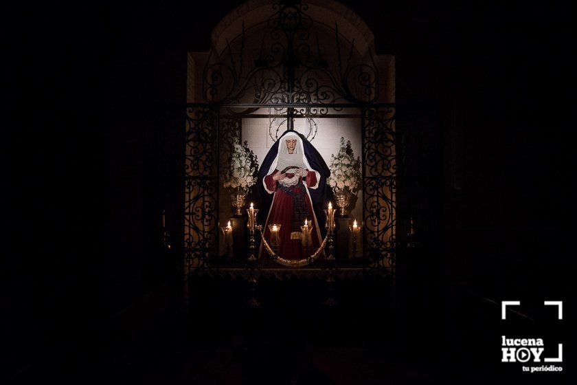 GALERÍA: Las imágenes del Víacrucis de Ntro. Padre Jesús Caído en Santiago