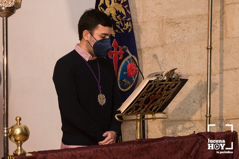 GALERÍA: Las imágenes del Víacrucis de Ntro. Padre Jesús Caído en Santiago