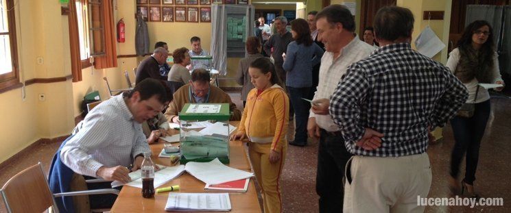 El PP vuelve a ganar las elecciones autonómicas en Lucena 