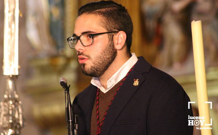 GALERÍA: Francisco Manuel Luque protagoniza el II Pregón de la Juventud de la Cofradía de la Humillación y Servitas