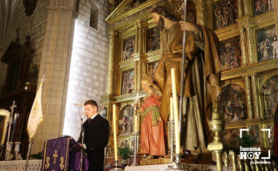 GALERÍA: Francisco Manuel Luque protagoniza el II Pregón de la Juventud de la Cofradía de la Humillación y Servitas