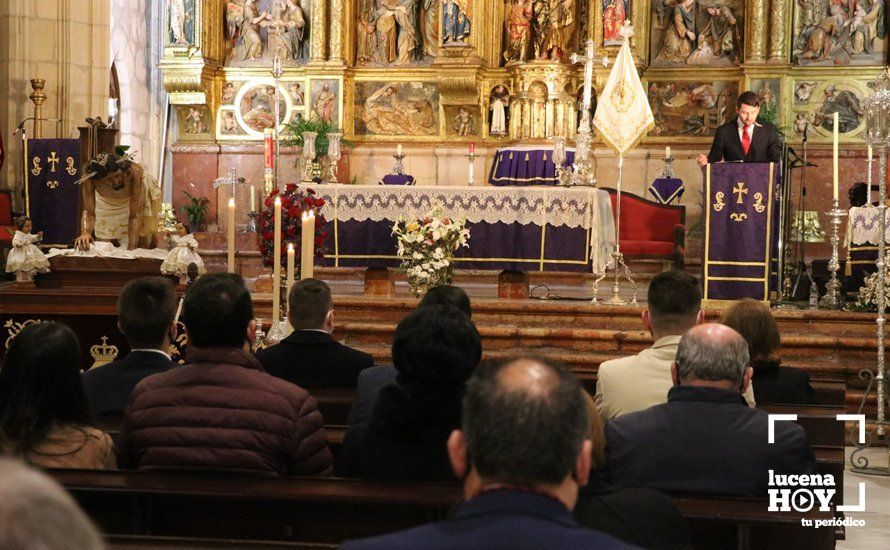 GALERÍA: Francisco Manuel Luque protagoniza el II Pregón de la Juventud de la Cofradía de la Humillación y Servitas