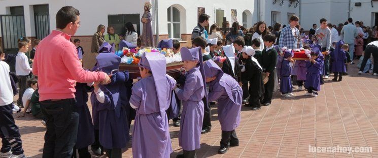  Desfile de procesiones infantiles en el colegio La Purísima (fotos) 