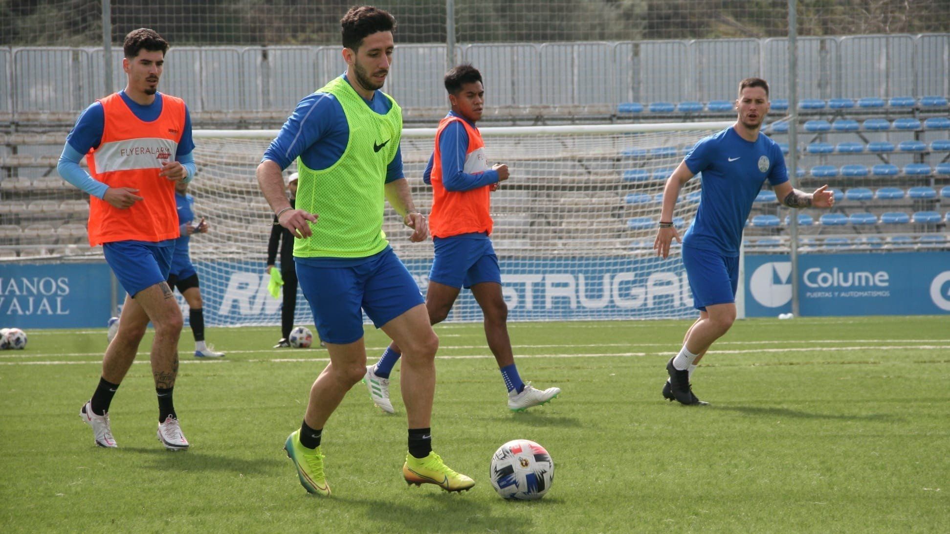  Entrenamiento del Ciudad de Lucena previo al partido contra el Gerena 