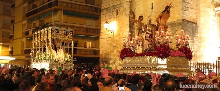  La lluvia vuelve a deslucir el Jueves Santo lucentino 