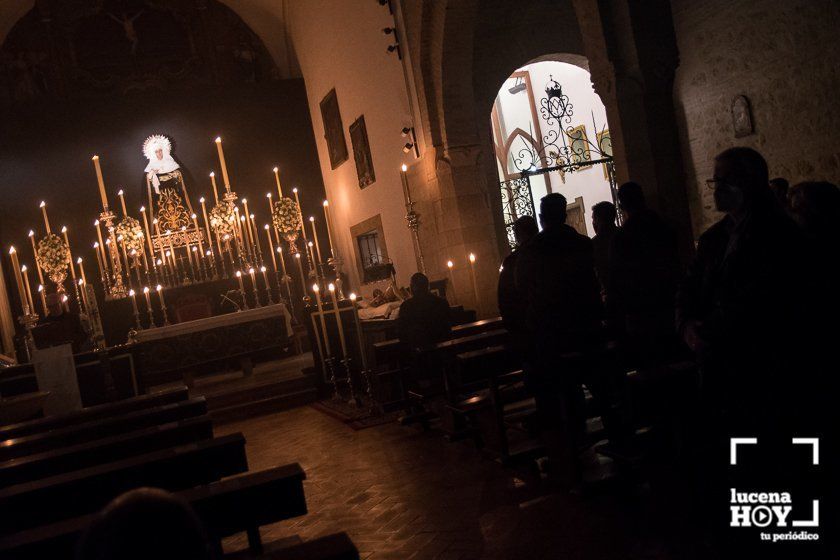 GALERÍA: Las imágenes del Viacrucis del Cristo Yacente de la Cofradía de la Soledad en Santiago
