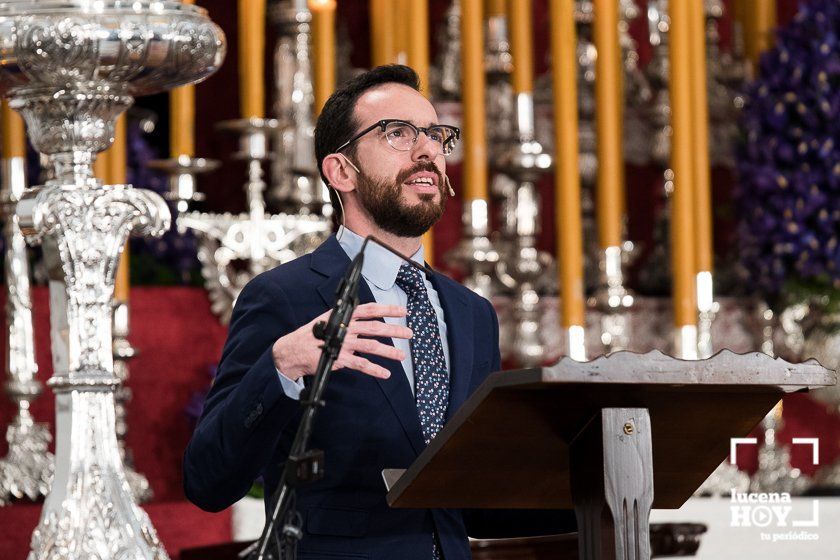 GALERÍA: Francisco Javier Segura pregona a Ntro. Padre Jesús Nazareno como faro de devoción y refugio de los lucentinos ante la incertidumbre que deja la pandemia