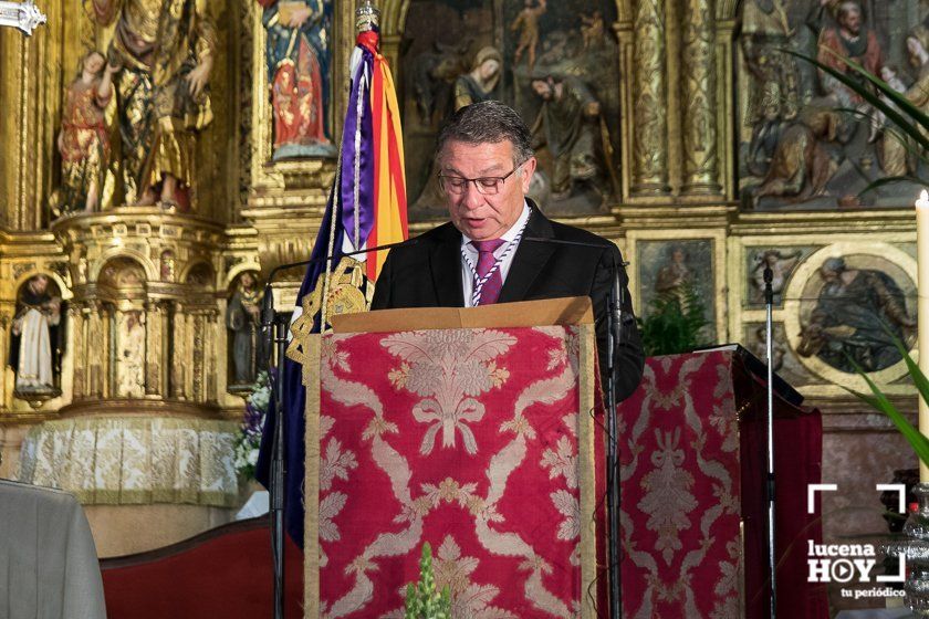 GALERÍA: El pregón del doctor Rafael Ramírez Ponferrada abre las puertas de la Semana Santa de Lucena 2021