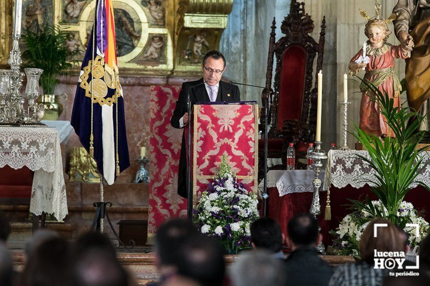 GALERÍA: El pregón del doctor Rafael Ramírez Ponferrada abre las puertas de la Semana Santa de Lucena 2021