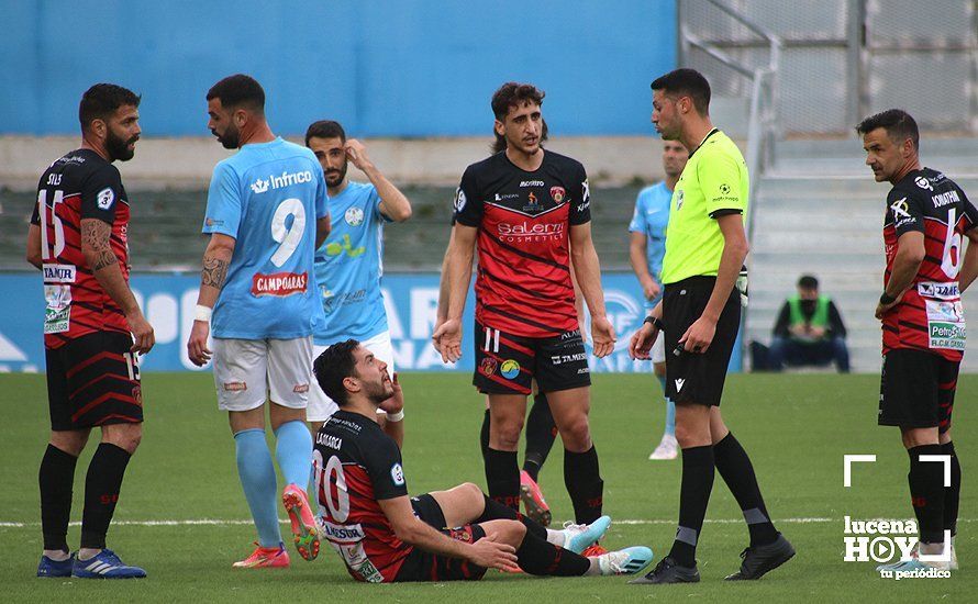 GALERÍA / El Puente Genil se lleva el derbi en el estadio Ciudad de Lucena en un partido con más emoción que ocasiones (0-1)