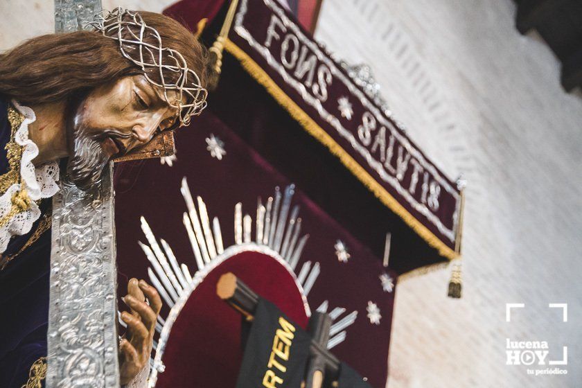 GALERÍA: Semana Santa 2021: Las imágenes del Jueves Santo en Lucena: Caridad, Santa Fe, Columna, Caído y Sangre