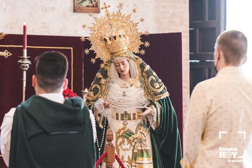 GALERÍA: Semana Santa 2021: Las imágenes del Jueves Santo en Lucena: Caridad, Santa Fe, Columna, Caído y Sangre