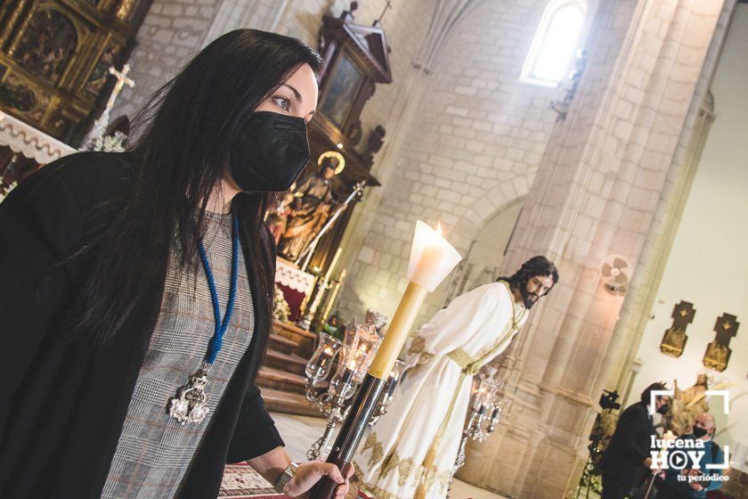 GALERÍA: Semana Santa 2021: Las imágenes del Jueves Santo en Lucena: Caridad, Santa Fe, Columna, Caído y Sangre