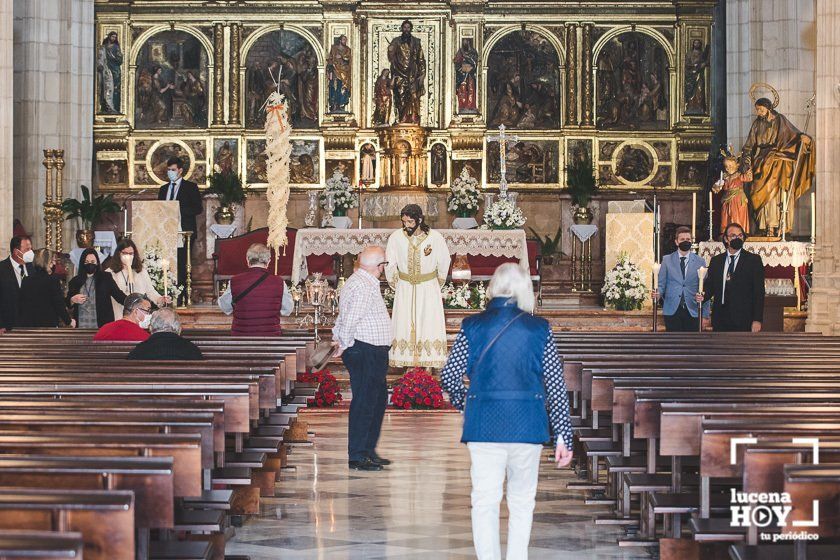 GALERÍA: Semana Santa 2021: Las imágenes del Jueves Santo en Lucena: Caridad, Santa Fe, Columna, Caído y Sangre