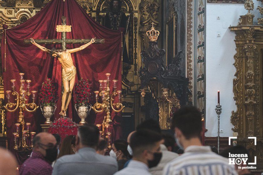 GALERÍA: Semana Santa 2021: Las imágenes del Jueves Santo en Lucena: Caridad, Santa Fe, Columna, Caído y Sangre