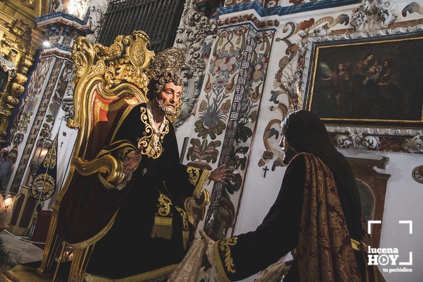 GALERÍA: Semana Santa 2021: Las imágenes del Jueves Santo en Lucena: Caridad, Santa Fe, Columna, Caído y Sangre