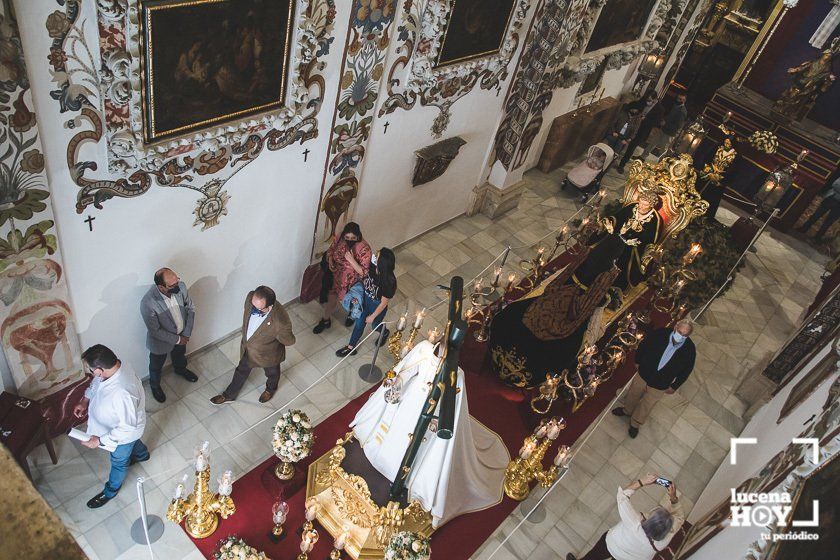 GALERÍA: Semana Santa 2021: Las imágenes del Jueves Santo en Lucena: Caridad, Santa Fe, Columna, Caído y Sangre