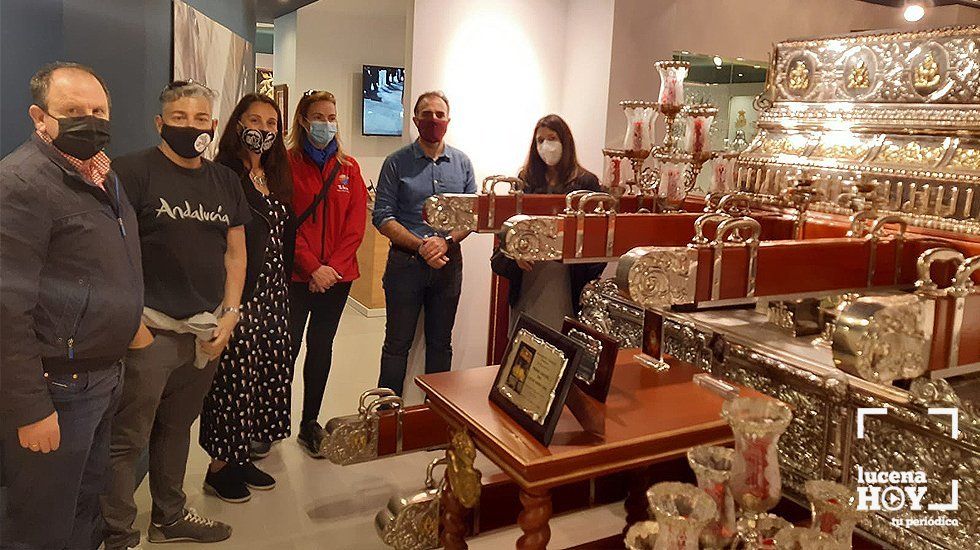  Un momento de la visita de Antonio Martí, coordinador de segmentos turísticos en Turismo Andaluz, a Lucena 