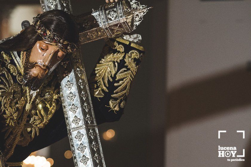 GALERÍA: Semana Santa 2021: Las imágenes del Viernes Santo en Lucena ante Ntro. Padre Jesús Nazareno