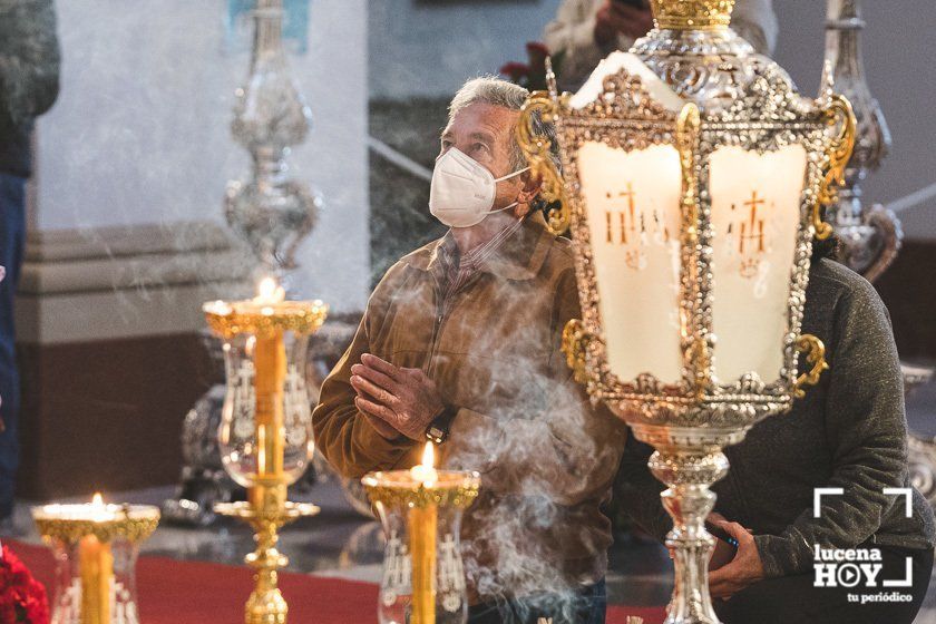 GALERÍA: Semana Santa 2021: Las imágenes del Viernes Santo en Lucena ante Ntro. Padre Jesús Nazareno