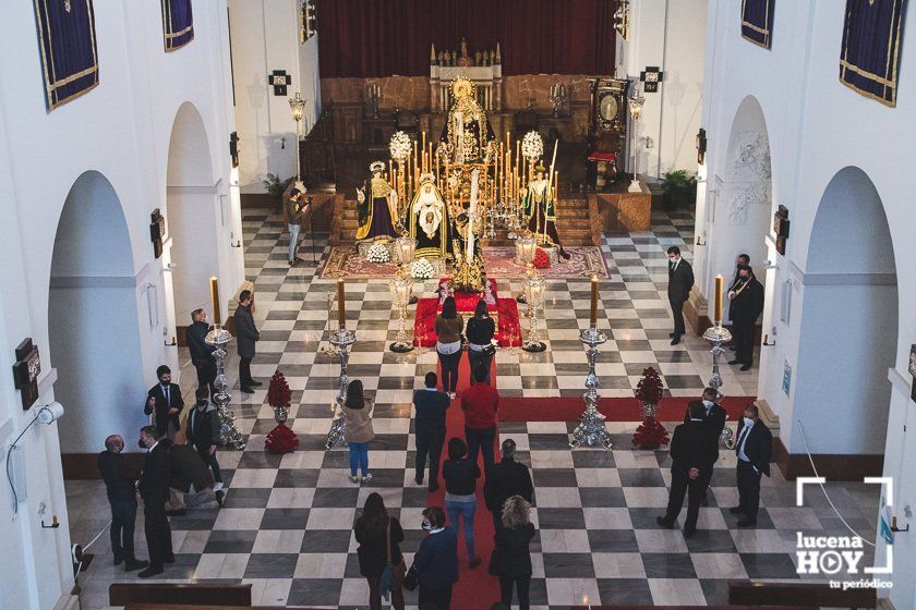 GALERÍA: Semana Santa 2021: Las imágenes del Viernes Santo en Lucena ante Ntro. Padre Jesús Nazareno