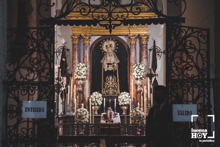 GALERÍA: Semana Santa 2021: Las imágenes del Sábado de Gloria en Lucena: La Soledad