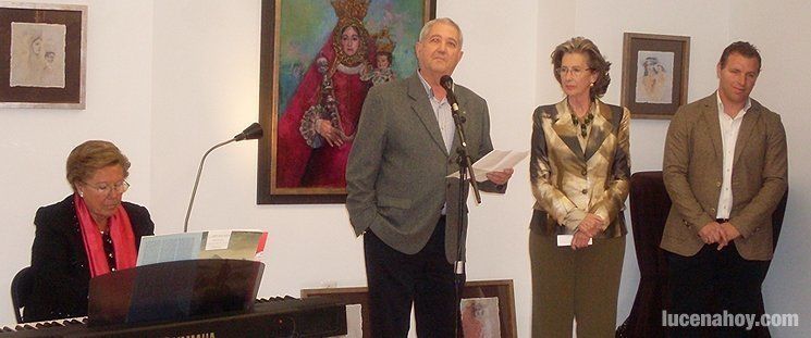  María Dolores López expone su obra sobre la Virgen de Araceli 
