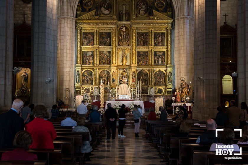 GALERÍA: Reencuentro en San Mateo: Numerosos fieles pasan por la parroquia para visitar a la Virgen de Araceli