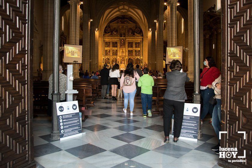 GALERÍA: Reencuentro en San Mateo: Numerosos fieles pasan por la parroquia para visitar a la Virgen de Araceli