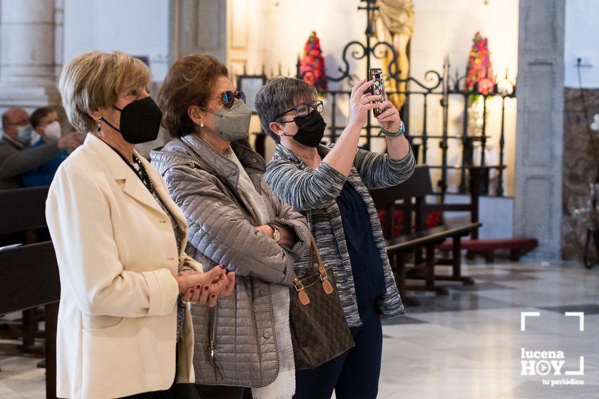 GALERÍA: Reencuentro en San Mateo: Numerosos fieles pasan por la parroquia para visitar a la Virgen de Araceli