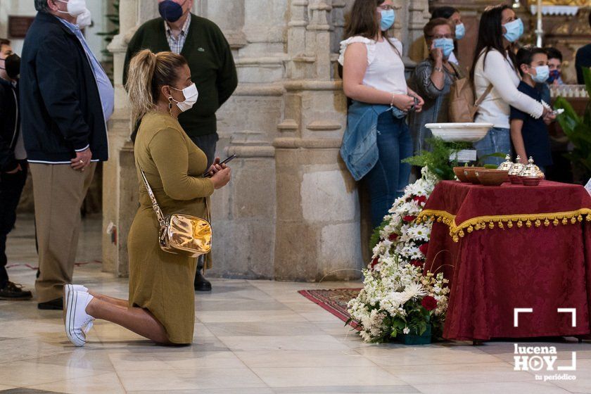 GALERÍA: Reencuentro en San Mateo: Numerosos fieles pasan por la parroquia para visitar a la Virgen de Araceli