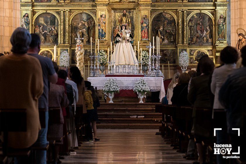 GALERÍA: Reencuentro en San Mateo: Numerosos fieles pasan por la parroquia para visitar a la Virgen de Araceli