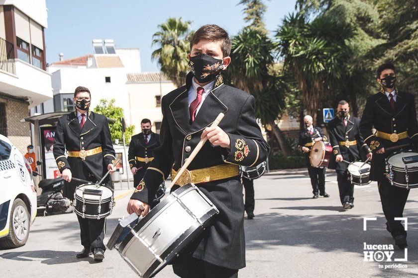 GALERÍA: Semana Santa 2021: Las imágenes del Domingo de Resurrección en Los Frailes y el pasacalles de la Agrupación Musical Stmo. Cristo de la Humillación y Servitas