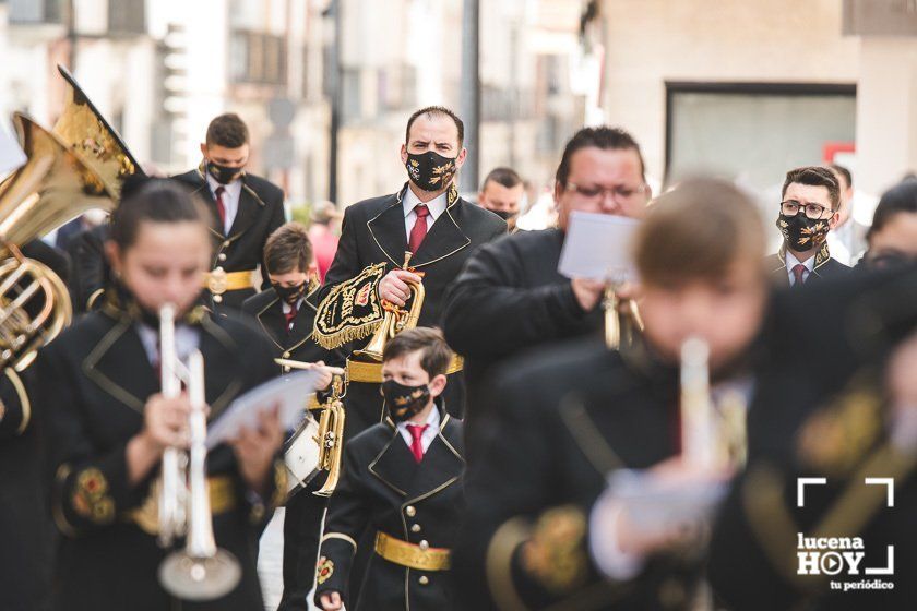 GALERÍA: Semana Santa 2021: Las imágenes del Domingo de Resurrección en Los Frailes y el pasacalles de la Agrupación Musical Stmo. Cristo de la Humillación y Servitas