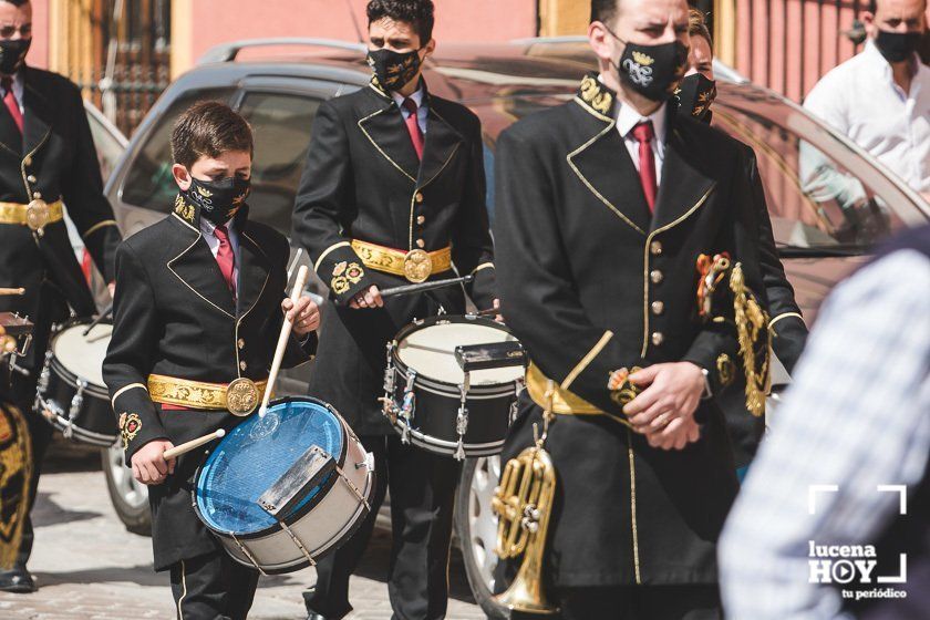 GALERÍA: Semana Santa 2021: Las imágenes del Domingo de Resurrección en Los Frailes y el pasacalles de la Agrupación Musical Stmo. Cristo de la Humillación y Servitas