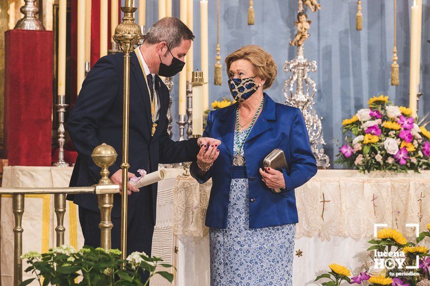 GALERÍA: Álvaro Carmona López pronuncia en El Carmen el pregón de la Hermandad del Rocío de Lucena