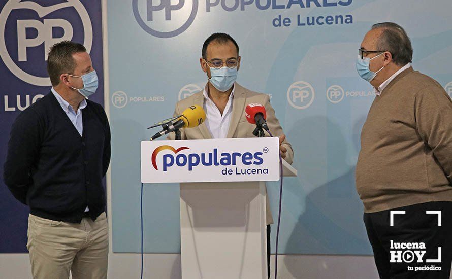  Francis Aguilar, Félix Romero y Guillermo González durante la rueda de prensa 