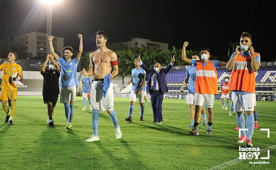  Celebración del Ciudad de Lucena tras eliminar en el play-off del año pasado al Xerez Deportivo 