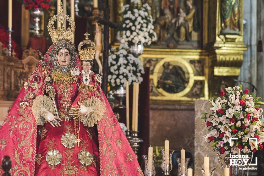 GALERÍA: La Virgen de Araceli recibe a Lucena en San Mateo. Las fotos del Solemne Acto de Veneración