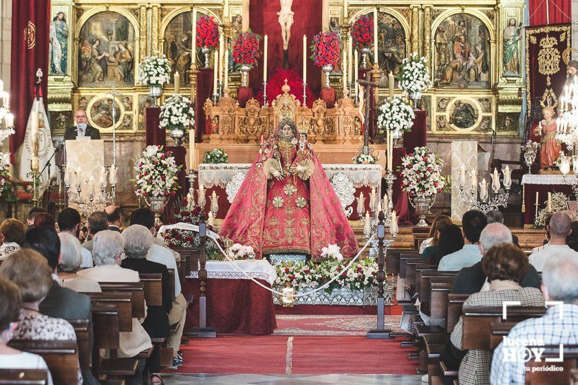 GALERÍA: La Virgen de Araceli recibe a Lucena en San Mateo. Las fotos del Solemne Acto de Veneración