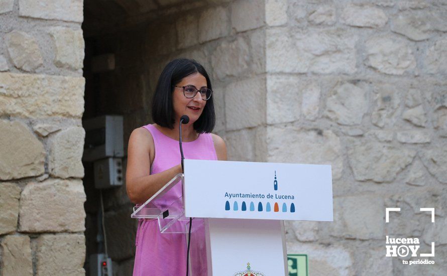 GALERÍA: Antonio Rivas aúna poesía y flamenco en la presentación en el Castillo de Lucena de su último poemario "Calle Huertas y Pabellones"