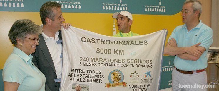  Un maratón solidario contra el alzheimer con parada en Lucena 