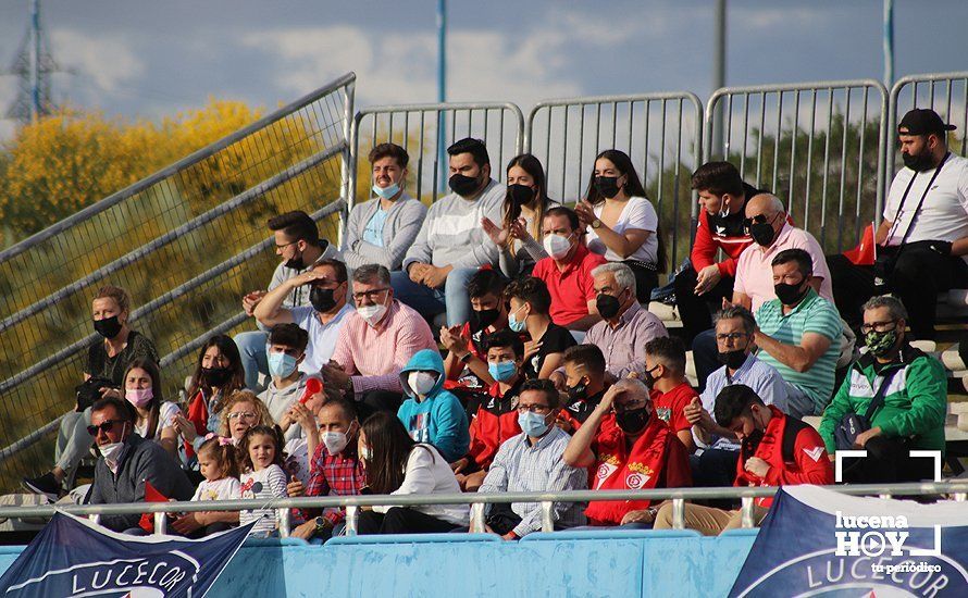 GALERÍA: Fiesta en la grada y resultado injusto en el primer asalto de la semifinal entre Lucecor y Egabrense (0-1). Las fotos del partido