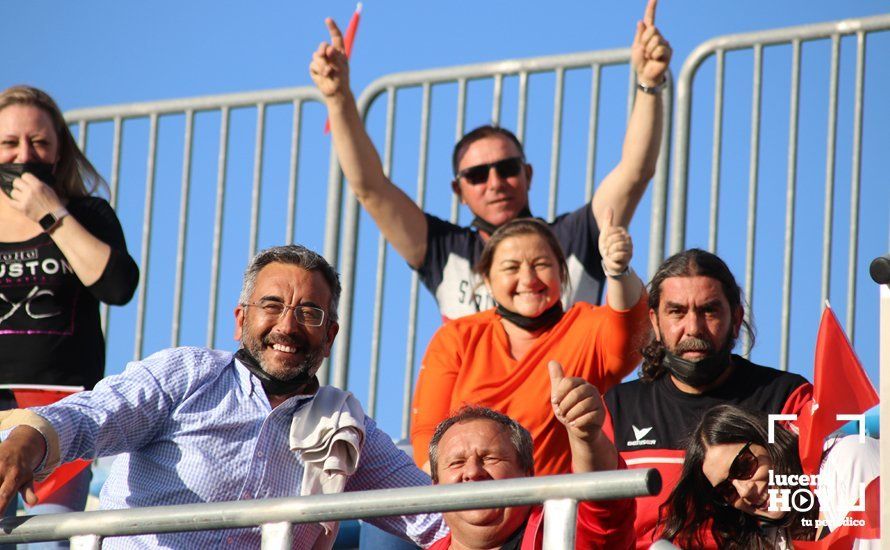 GALERÍA: Fiesta en la grada y resultado injusto en el primer asalto de la semifinal entre Lucecor y Egabrense (0-1). Las fotos del partido