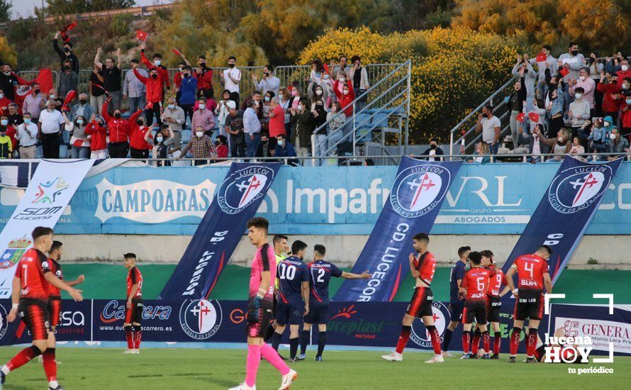 GALERÍA: Fiesta en la grada y resultado injusto en el primer asalto de la semifinal entre Lucecor y Egabrense (0-1). Las fotos del partido